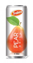 pear juice 250 ml tin can